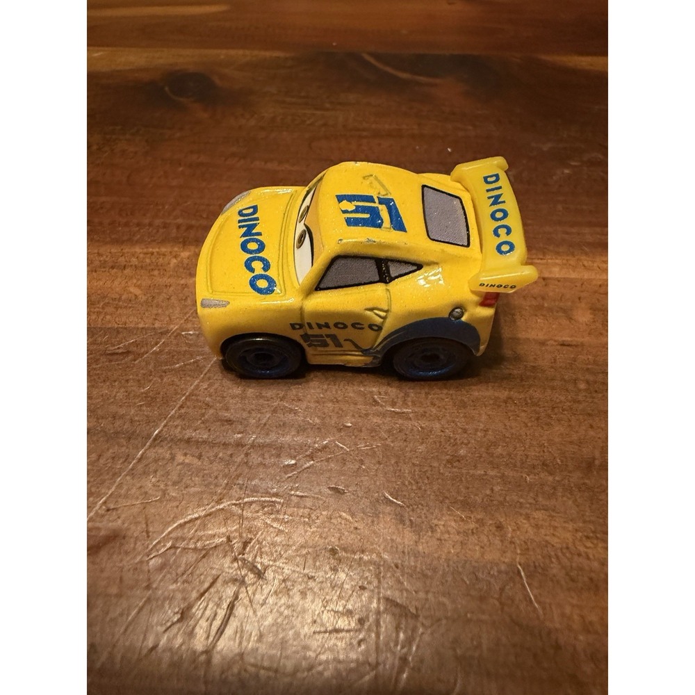 Disney Pixar Cars Mattel Mini Racers Metal Die Cast 2016 - Cruz Ramirez Dinoco ~